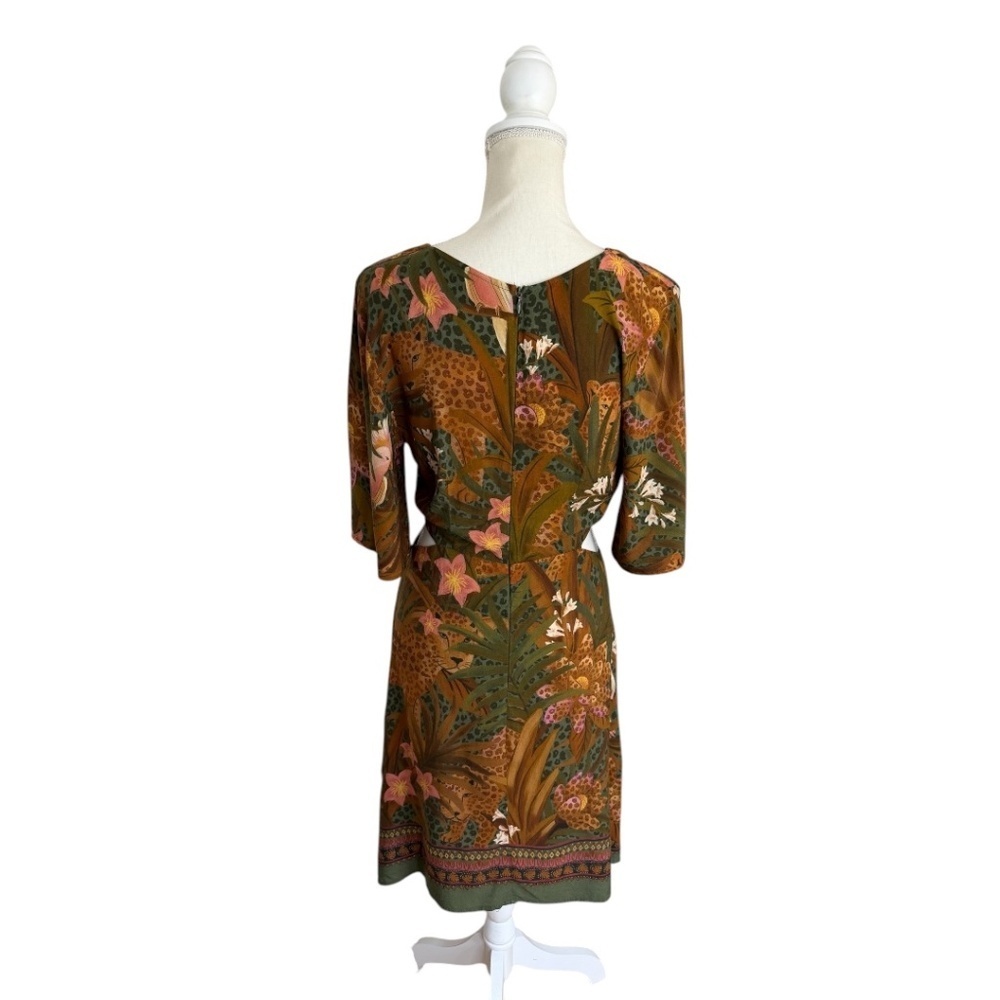 Farm Rio Tropical Jungle Mid Cutout Dress - Picture 3 of 14
